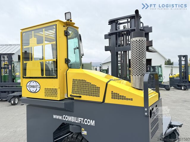 Четырёхходовой вилочный погрузчик Combilift C4000 GAS DUPLEX 4600 FREE-LIFT CABIN