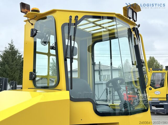 Четырёхходовой вилочный погрузчик Combilift C4000 GAS DUPLEX 4600 FREE-LIFT CABIN