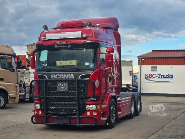 Ciężarówka ciężkiego typu SCANIA R 580 * V8 * KIPP * STANDKLIMA *  90T ZUGLAST *