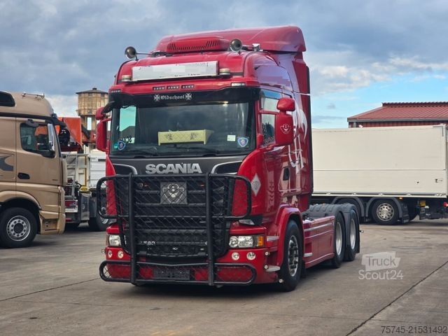 Ciężarówka ciężkiego typu SCANIA R 580 * V8 * KIPP * STANDKLIMA *  90T ZUGLAST *