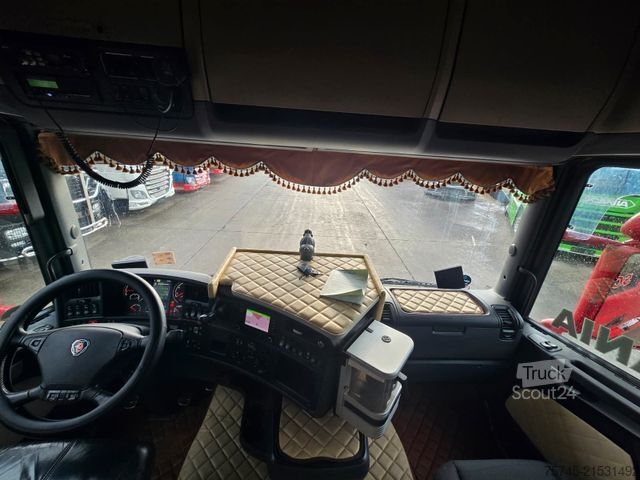 Ciężarówka ciężkiego typu SCANIA R 580 * V8 * KIPP * STANDKLIMA *  90T ZUGLAST *