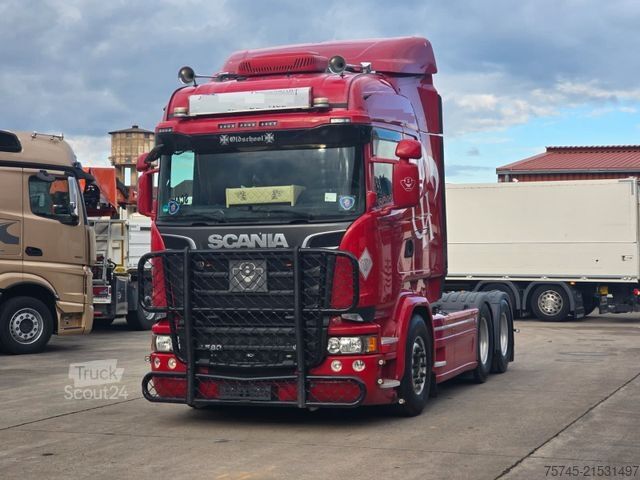 Standardowy ciągnik siodłowy SCANIA R 580 * V8 * KIPP * STANDKLIMA *  90T ZUGLAST *
