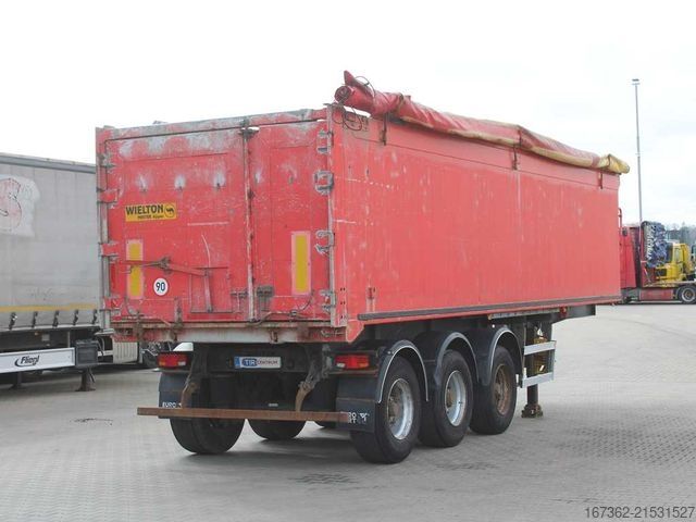Damperli yarı römork WIELTON NW 38, LIFTING AXLE, 38 m³
