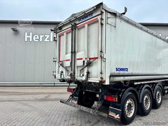 Tipper semitrailer SCHMITZ CARGOBULL SGFS3 47m³ Aluminium*2xGetreideschieber*Kombitür