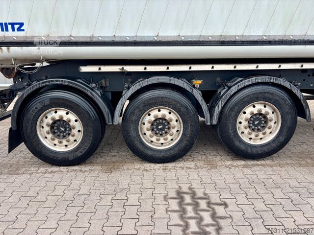 Tipper semitrailer SCHMITZ CARGOBULL SGFS3 47m³ Aluminium*2xGetreideschieber*Kombitür