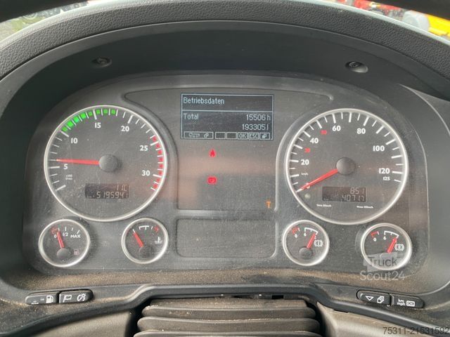 Roll-off tipper truck MAN TGS 26.400 6x4-2 Hydro*HIAB 122-2 Kran*Funk*Lenk