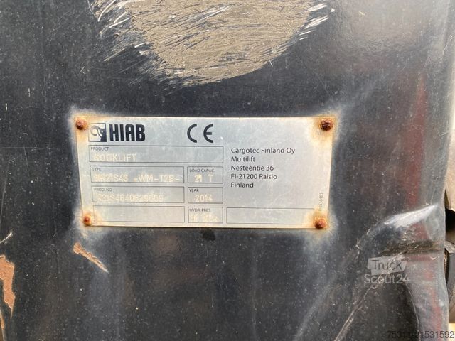 Roll-off tipper truck MAN TGS 26.400 6x4-2 Hydro*HIAB 122-2 Kran*Funk*Lenk