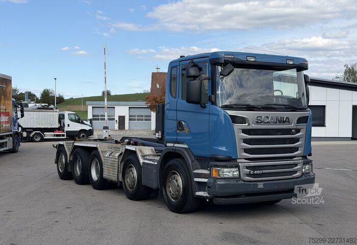 Abrollkipper Scania G 490 LB 10x4 Hakengerät / Swiss-Vehicle
