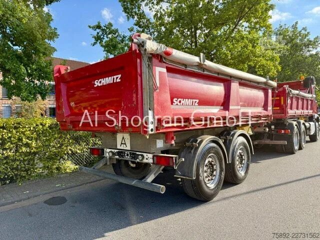 Camion de gunoi Schmitz Cargobull SGF C2 / 3 x - Seiten Kipper / Tandem
