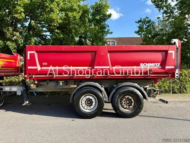 Camion de gunoi Schmitz Cargobull SGF C2 / 3 x - Seiten Kipper / Tandem