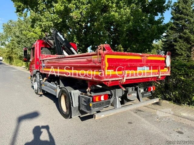 3-zijdige kipper Mercedes-Benz Atego 1218 Kipper + Kran MKG HLK 76/Eu6/157tkm