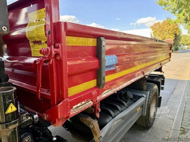 3-zijdige kipper Mercedes-Benz Atego 1218 Kipper + Kran MKG HLK 76/Eu6/157tkm