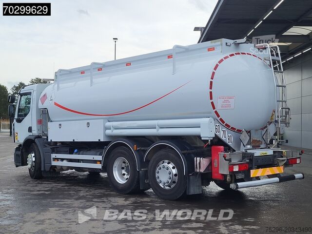 Brandstoftankwagen Renault Premium 340 6X2 18540 Liter Fuel tanker Retarde...
