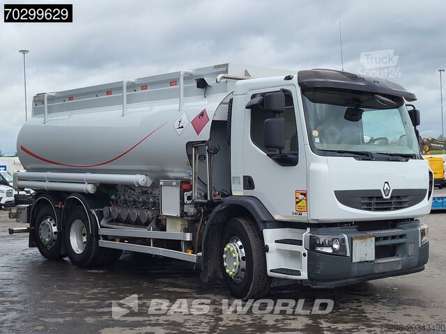 Brandstoftankwagen Renault Premium 340 6X2 18540 Liter Fuel tanker Retarde...