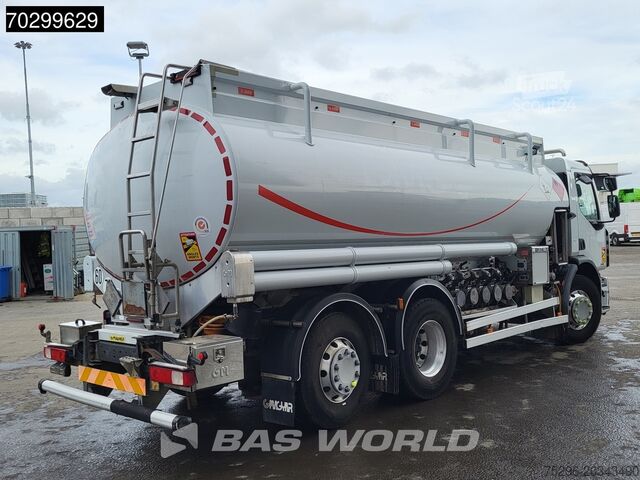 Brandstoftankwagen Renault Premium 340 6X2 18540 Liter Fuel tanker Retarde...