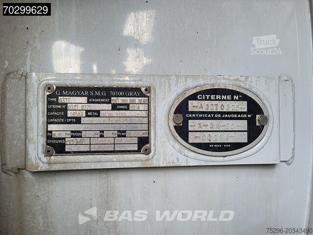 Brandstoftankwagen Renault Premium 340 6X2 18540 Liter Fuel tanker Retarde...