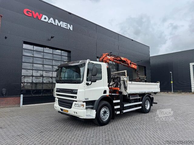 3-zijdige kipper DAF CF 75.310 4x2 3 zijdige Kipper/ Atlas 105.2 - A...