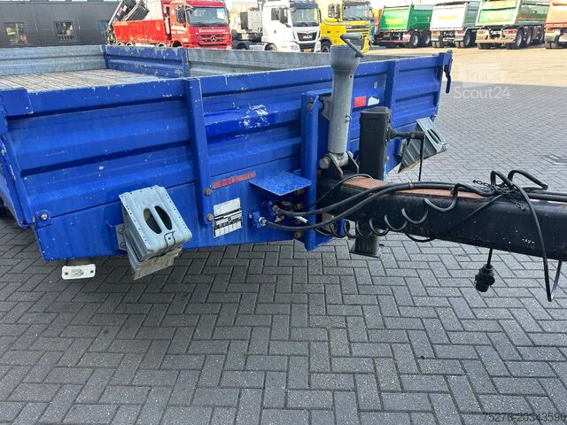 Dieplader Schmidt Tandem aanhanger TUE 135 AR