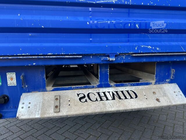 Dieplader Schmidt Tandem aanhanger TUE 135 AR