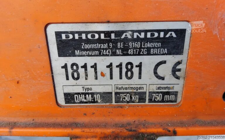 Loading platform Renault Master 165 PK EURO 6 - VSP-41-H - MOTOR DEFECT ...