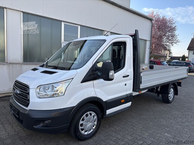 Verhoogde bestelwagen Ford Transit 350 Pritsche L3+Klima+Kam+30Tkm+