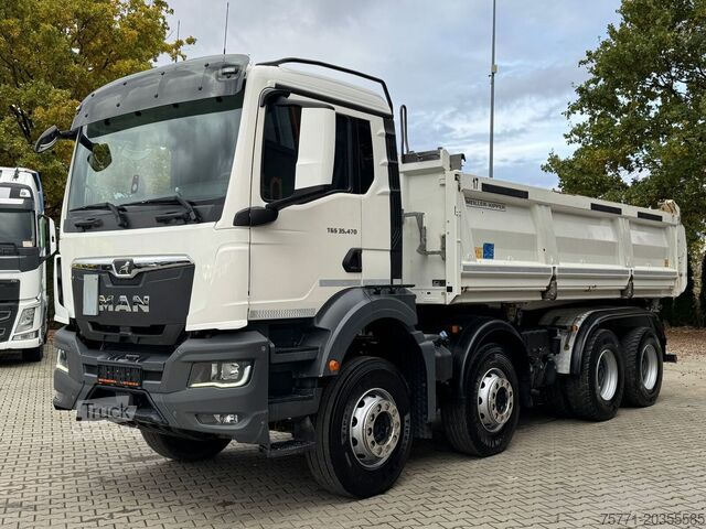 Самосвал MAN TGS 35.470 8x4 BB EURO6 WYWROTKA TRÓJSTRONNA Z ...