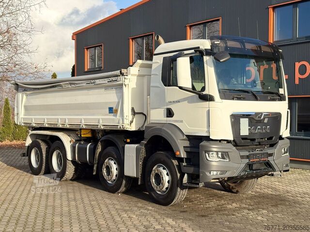 Tipper MAN TGS 35.470 8x4 BB EURO6 WYWROTKA TRÓJSTRONNA Z ...