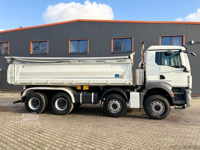 Tipper MAN TGS 35.470 8x4 BB EURO6 WYWROTKA TRÓJSTRONNA Z ...