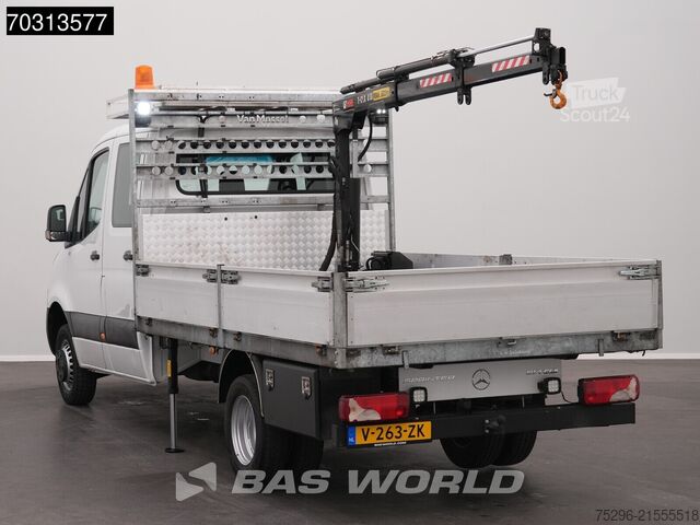 Sunkvežimis su platforma ir kranu Mercedes Sprinter 514 CDI Automaat Kraanwagen 995kg HIAB...