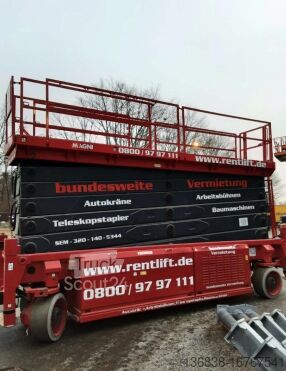 Working platform (scissor lift) Magni ES 3214 E Elektro 32,00 m mit Stützen