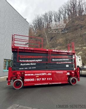 Working platform (scissor lift) Magni ES 3214 E Elektro 32,00 m mit Stützen