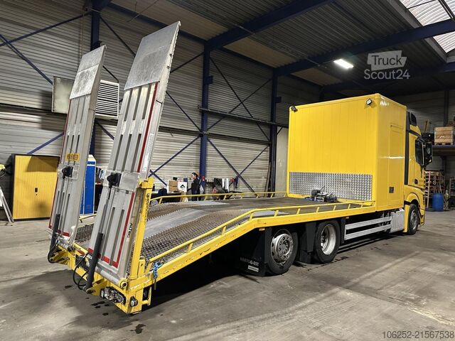 Recovery vehicle Mercedes-Benz ACTROS 2745 6x2 OPRIJWAGEN / AUTOTRANSPORTER / ...