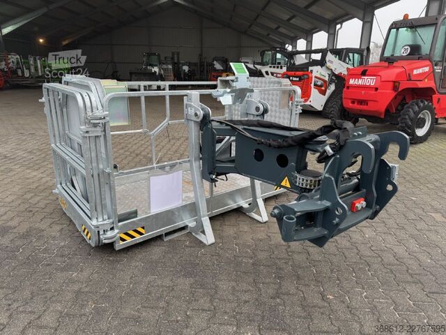 Възможен мотокар Magni Arbeitskorb 500 kg klapp und schwenkbar