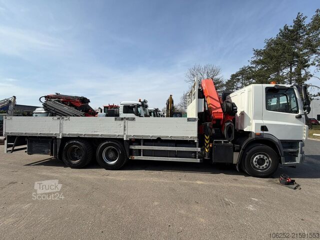 Open body DAF CF 85.340 6x2 + KRAN PALFINGER PK29002 9x (5x H...