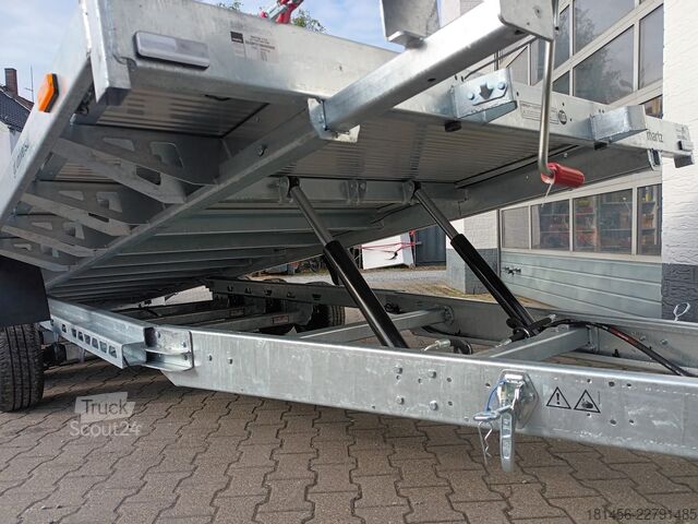 Príves na prepravu áut trailershop Martz UNIVERSAL GT Kipp 600/3 S 3500kg
