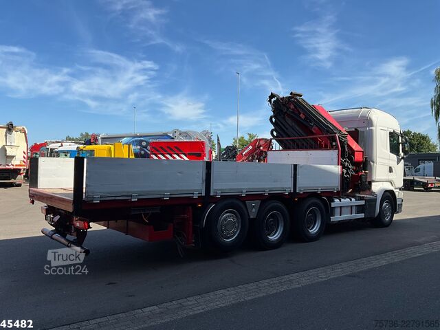 Kranbil Scania R 490 8x4 Euro 6 Retarder HMF 60 Tonmeter laadk...