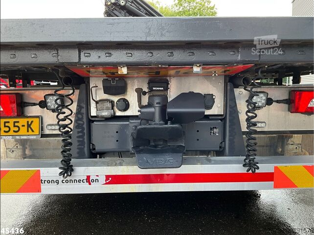 Camion-grue Scania R490 8x2 Euro 6 Retarder HMF 85 Tonmeter laadkr...