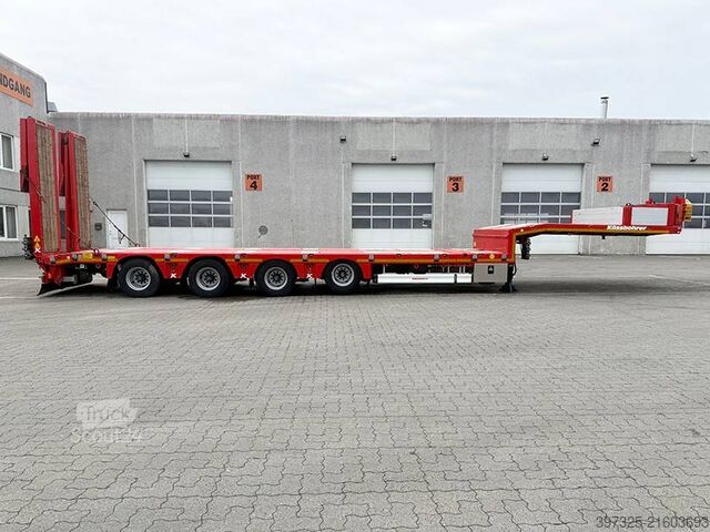 Nízký nakladač Kässbohrer Machine trailer / Maschinenanhänger / Maskintraile