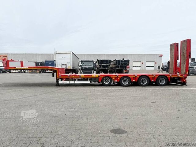 Nízký nakladač Kässbohrer Machine trailer / Maschinenanhänger / Maskintraile