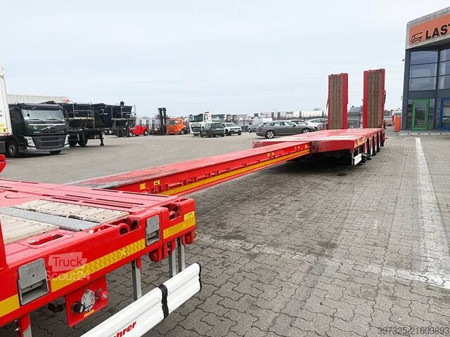 Nízký nakladač Kässbohrer Machine trailer / Maschinenanhänger / Maskintraile