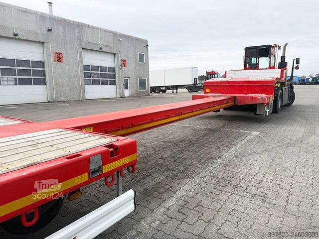 Nízký nakladač Kässbohrer Machine trailer / Maschinenanhänger / Maskintraile