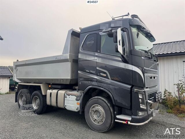 Kipper Volvo FH16 750 6x4 Tipper Truck WATCH VIDEO