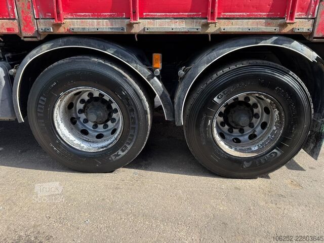 Pašizgāzējs ar celtni Scania P380 6x4 TIPPER + CRANE PALFINGER PK 17502 (5x)...