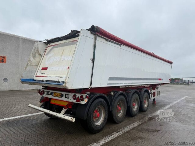 Sklápač Kel-Berg 4 axle Tipper / Alukastenmulde Kipper 37m3
