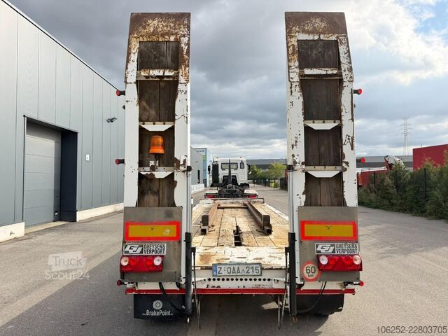 Surbaissé Gheysen en Verpoort R3121C 3-as DIEPLADER / LOWLOADER / TIEFLADER /...