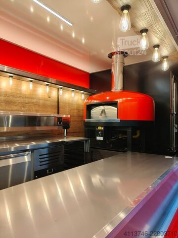 Pizza Food Truck / Gassovn for 5 pizzaer Renault Master