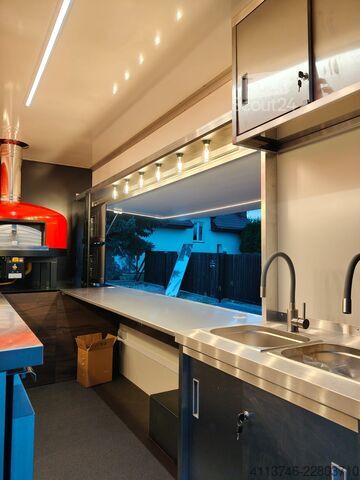 Pizza Food Truck / Gassovn for 5 pizzaer Renault Master