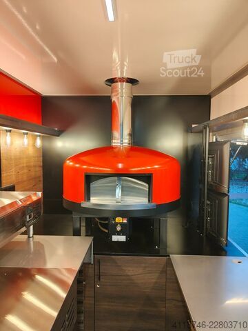 Pizza Food Truck / Gassovn for 5 pizzaer Renault Master