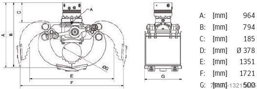 Alții  DMS SG9050 inkl. Rotator Sortiergreifer / NEU