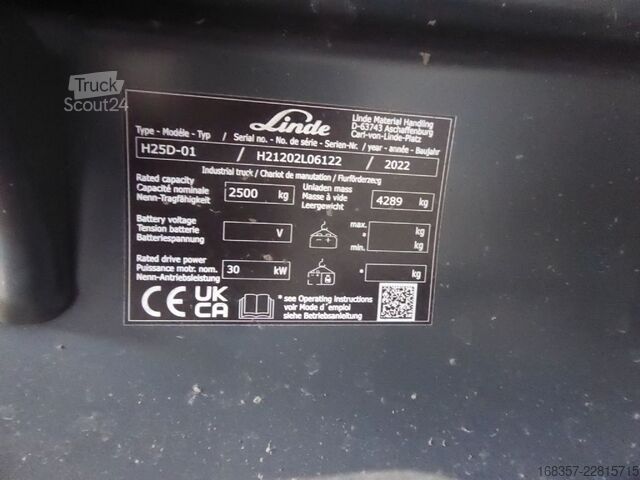 Empilhadeira frontal Linde H25D